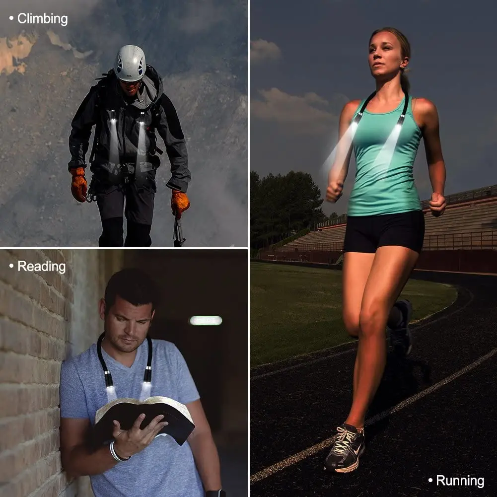 Светодиодная лампа на шею гибсветильник светильник свободные руки для чтения