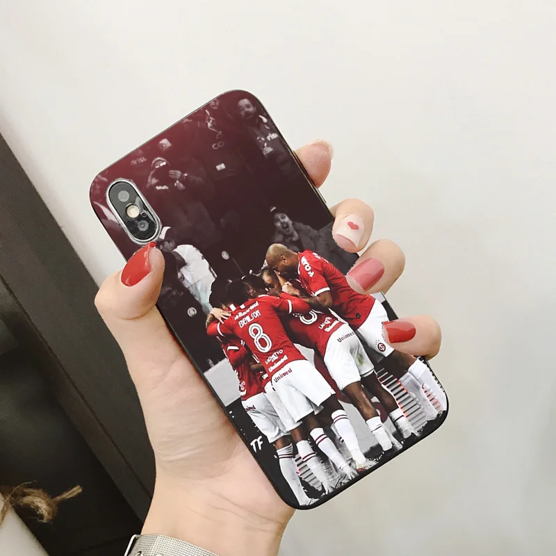 Чехол для телефона FC Internacional RS iPhone XR 11 Pro XS Max X 5S силиконовый чехол iphone 7 8 6 S Plus