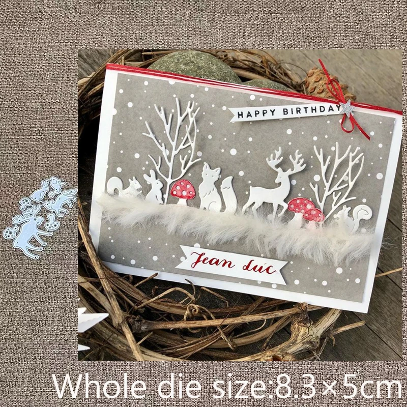 

Новый дизайн, металлический трафарет для рукоделия, форма для высечки животных, высечки для альбома, бумаги, тиснения для рукоделия