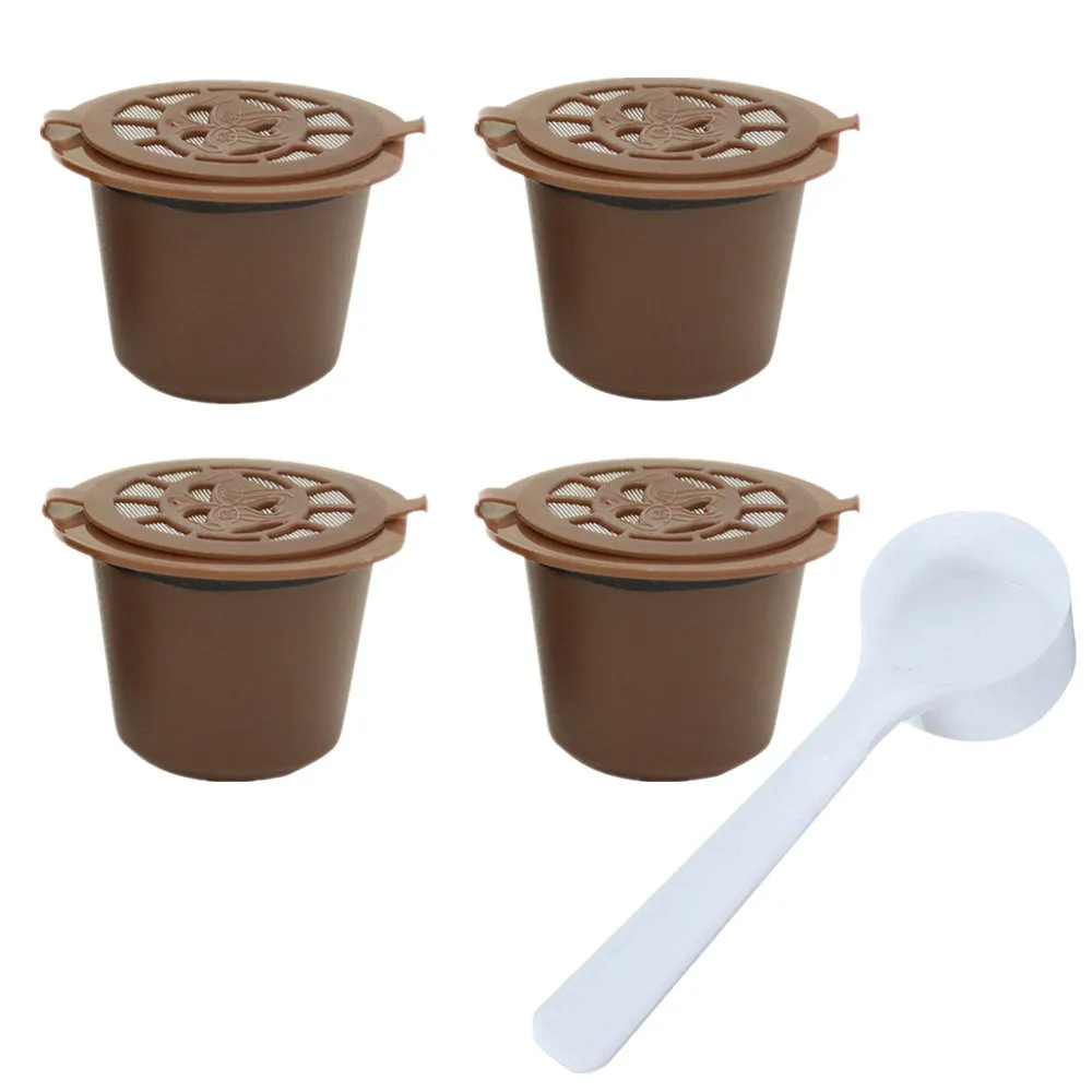 4 шт. многоразовые Кофе капсулы с кофе чашки фильтр для дольке машины кафе dolci gusto