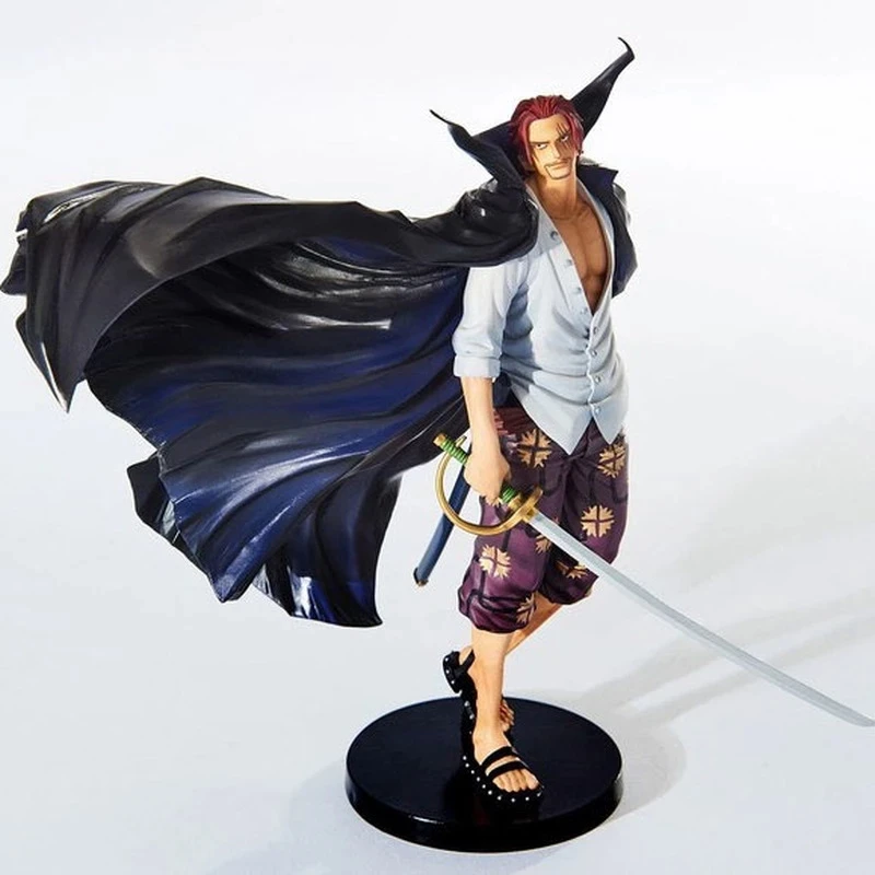 Фигурка Аниме One Piece 19 см Shanks Grand Line Битва за купол фигурка из ПВХ с красными