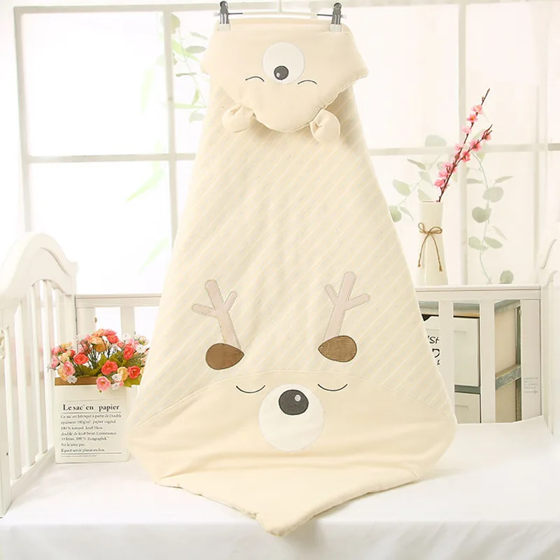 Мягкий Пеленальный спальный мешок для новорожденных хлопковое стеганое одеяло