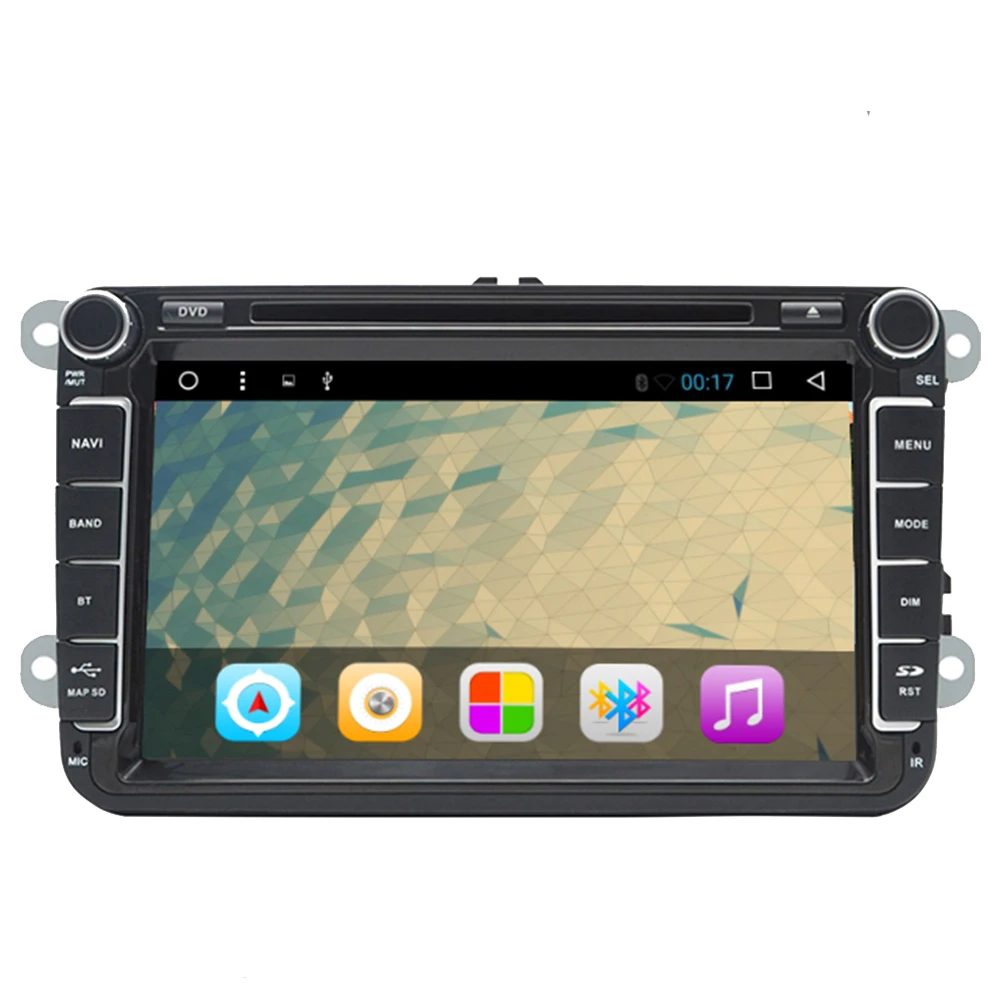 Автомагнитола 2 Din Android 7 1 DVD-плеер GPS-радио для VW GOLF 6 Polo Bora JETTA B6 PASSAT Tiguan SKODA OCTAVIA 3G OBD +