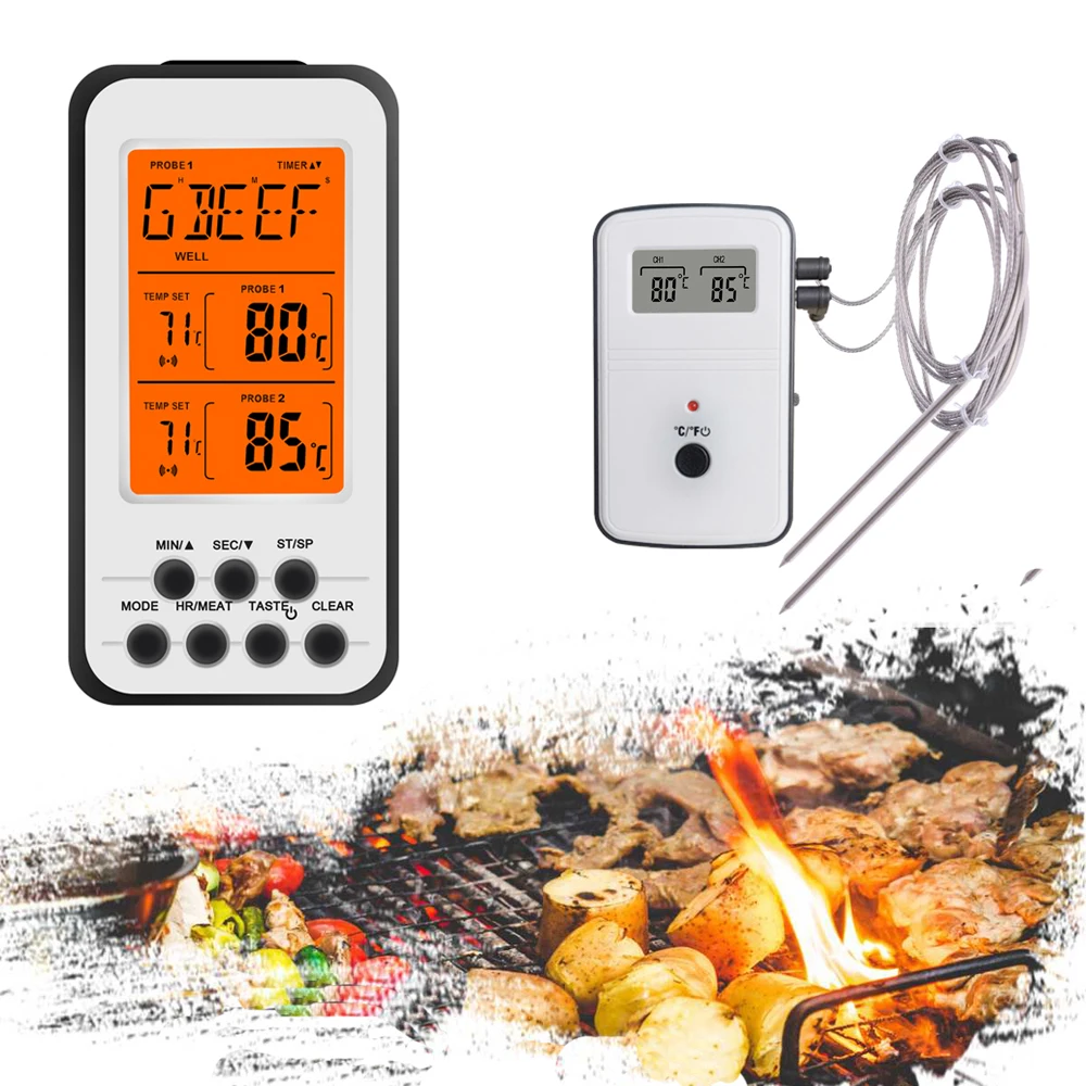 Кухонный Термометр для духовки пищи барбекю гриля обжарка измеритель