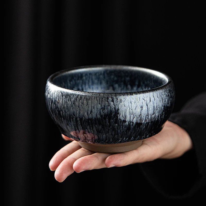 Керамический венчик TANGTPIN Jianzhan с бамбуковым венчиком и держателями японский