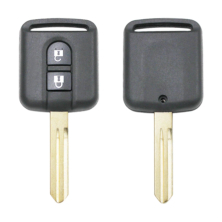 Умный чехол для автомобильного ключа с 2 кнопками корпус лезвие без порезов Nissan X