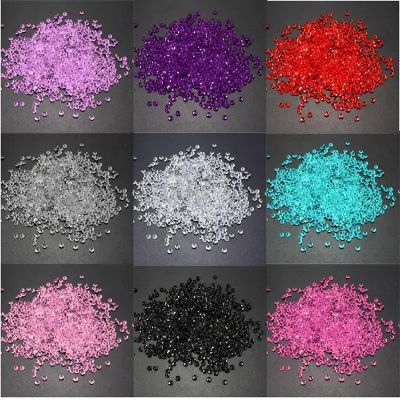 1000 шт. 4 5 мм акриловые кристаллы искусственный бриллиант конфетти сделай сам