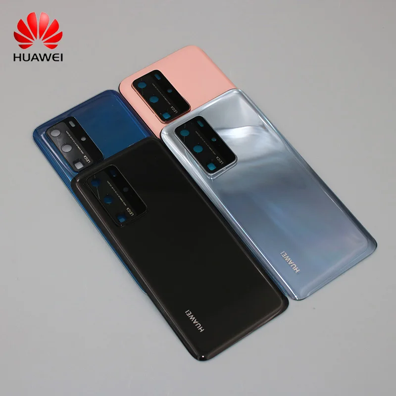 Оригинальный Huawei P40 Pro ELS-NX9 чехол-накладка для батарейного отсека чехол ANA-AN00 P40PRO