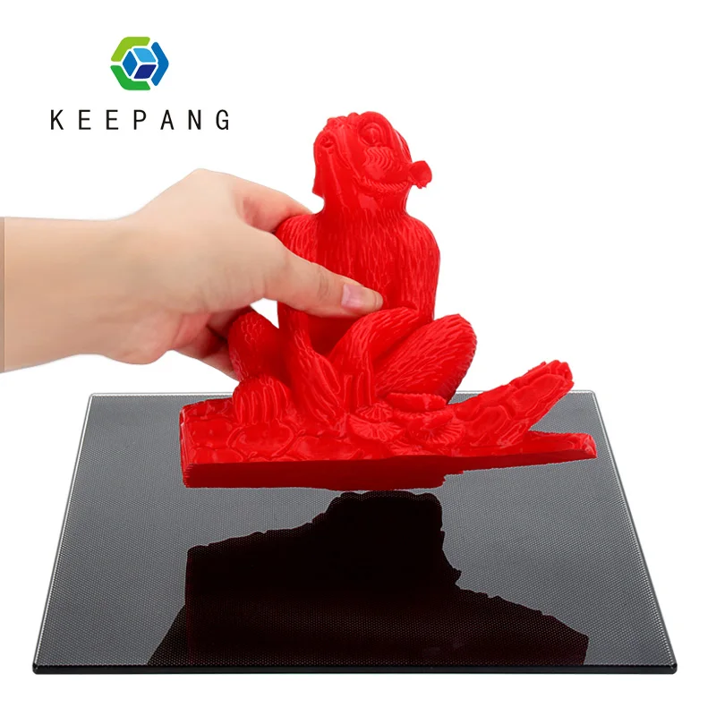 Kee Pang 3d принтер платформа с подогревом сборка поверхности стеклянная пластина ultracase квадратная/Круглая Решетка Gass Горячая кровать для 3D аксессуаров