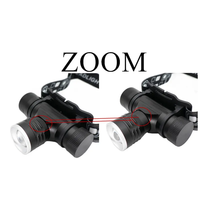 Налобный фонарь XML-T6 светодиодный 3 режима | Спорт и развлечения