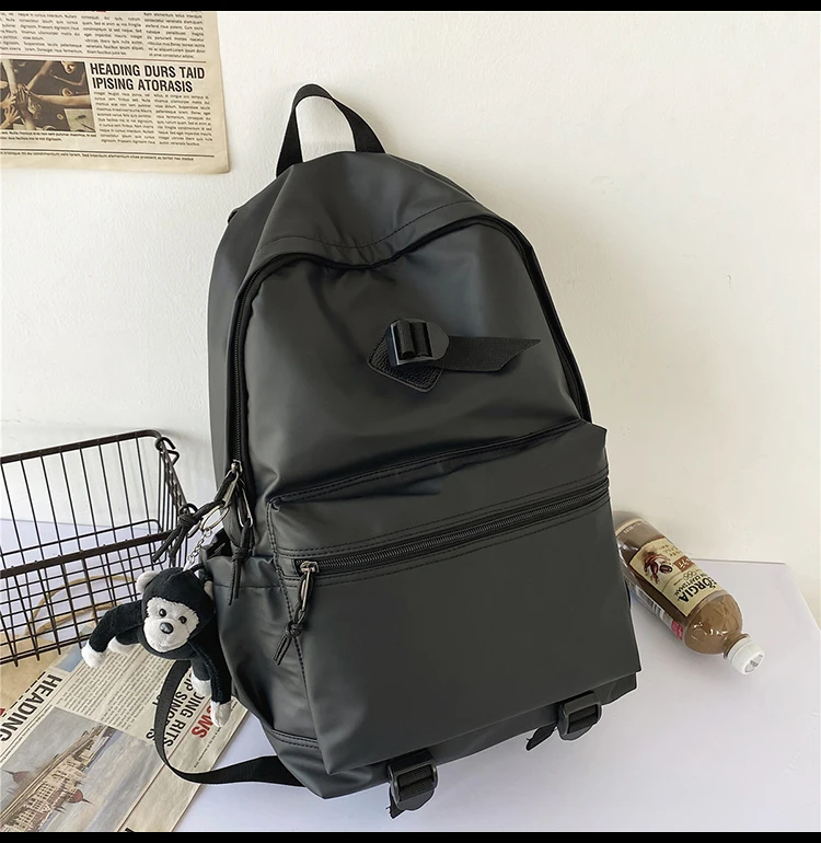 

PB019 Men's tide brand wild campus high school student college student school bag Korean fashion trend casual travel backpack
