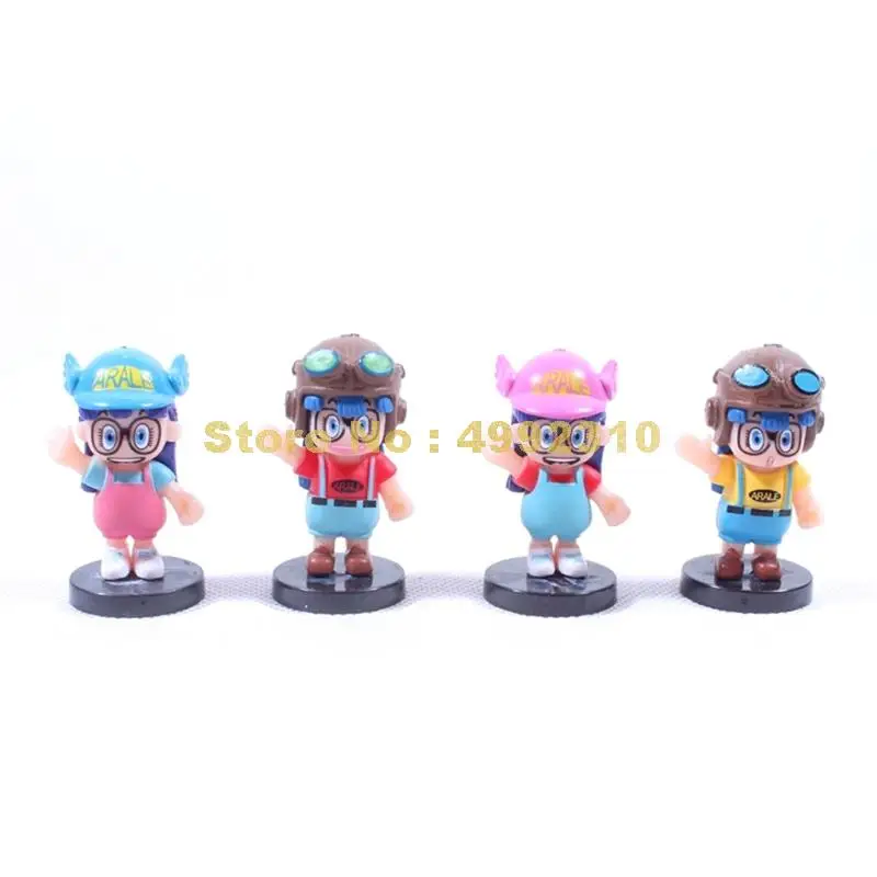 8 шт./компл. мультяшная милая фигурка Dr.slump Arale из ПВХ игрушка 5 см|Игровые фигурки и