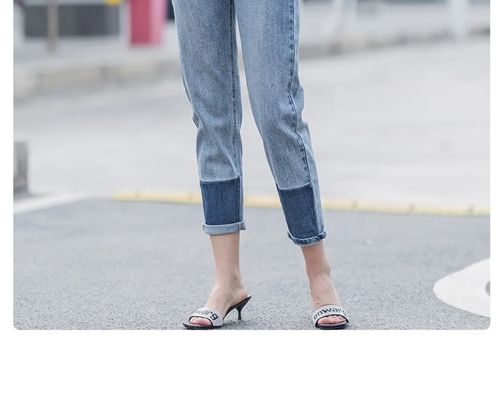 

Light-colored Jeans Women's Spring and Autumn New High-waisted Slim Casual Mid-waist Jeans Fashion Streetwear Jeans 2021