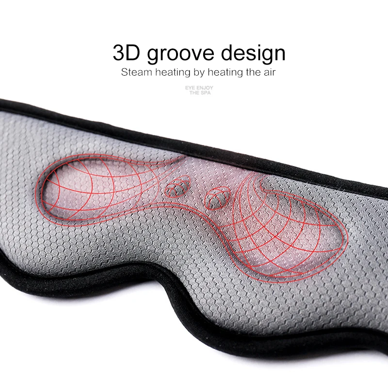 USB Отопление паровой наглазник маска для глаз против темных круглая заплатка