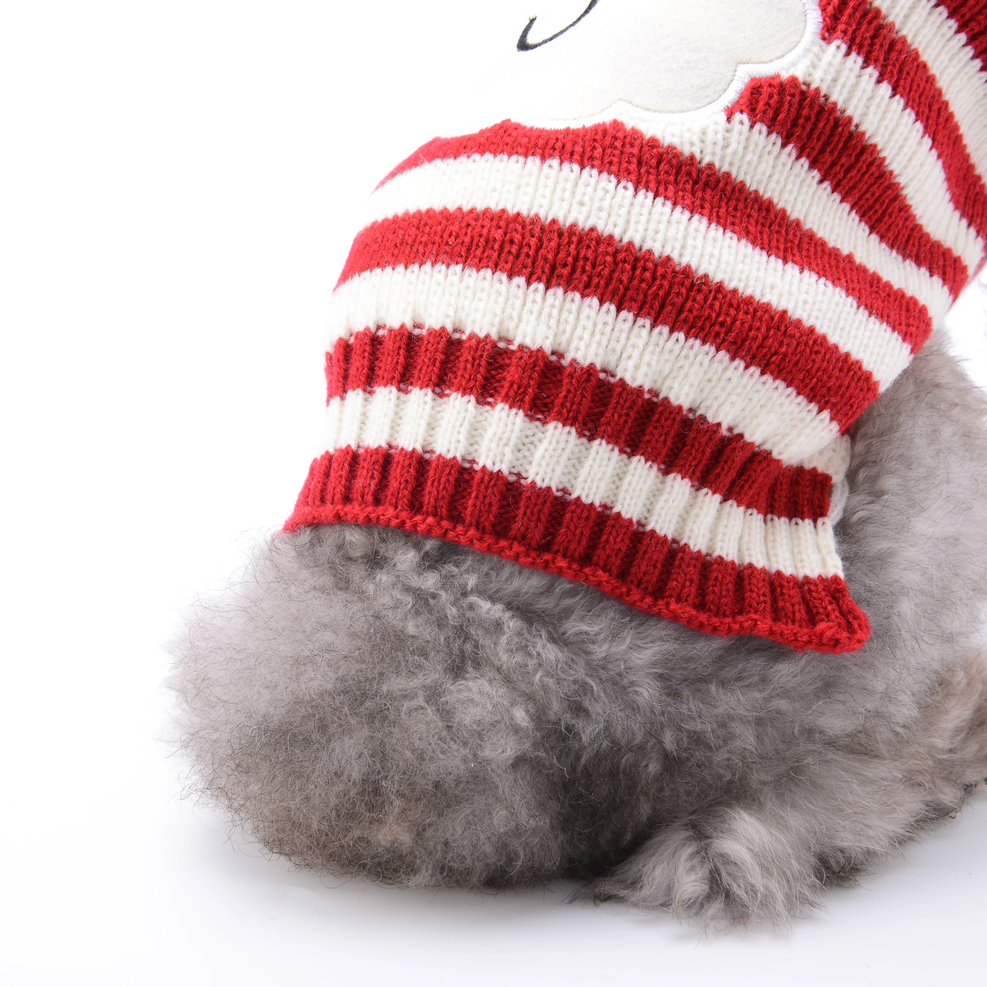 Рождественский свитер с рисунком деда мороза для таксы вязаная зимняя одежда