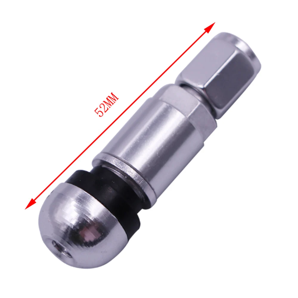 4 шт. универсальный клапан для бескамерных шин алюминиевый металлический колес