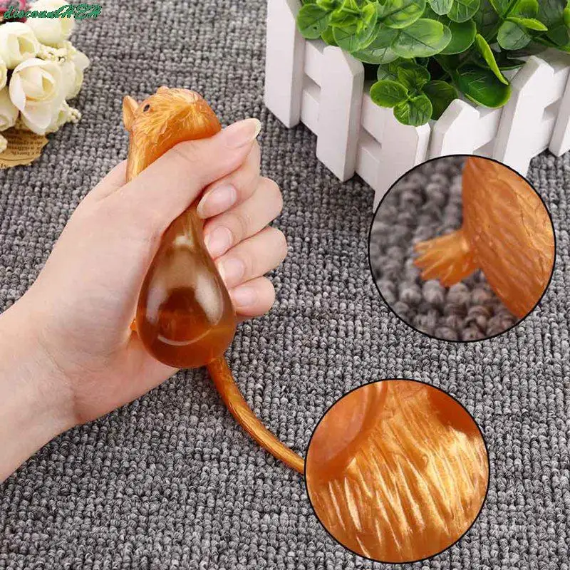 1 шт. резиновая мультяшная водная антистрессовая мышь для снятия стресса с лица и