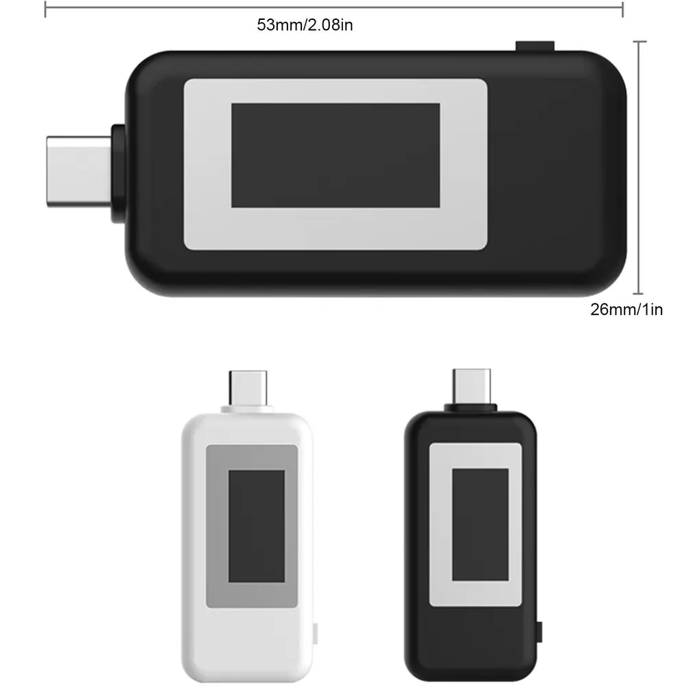 KWS-1802C USB тестер крепкий практичный Тип C ЖК-дисплей Ток Напряжение зарядное