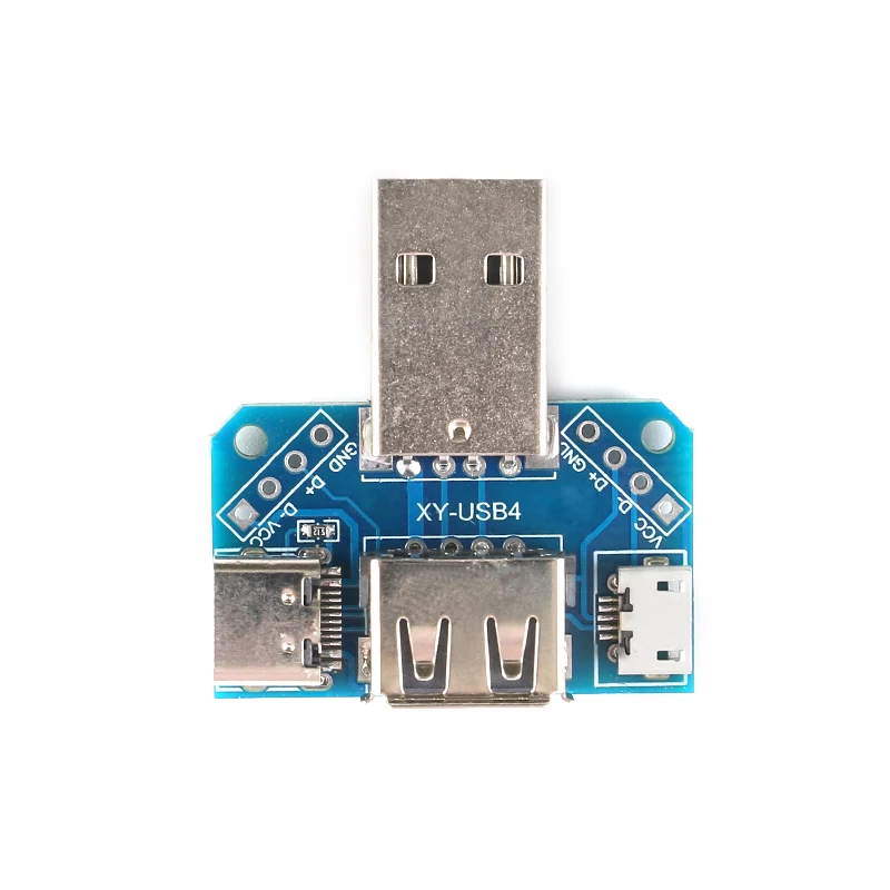 1 шт. Мини Micro Female Male USB to DIP адаптер плата Разъем конвертер 4P 5P 2,54 мм 3 4USB адаптер пластина печатная плата для Arduino