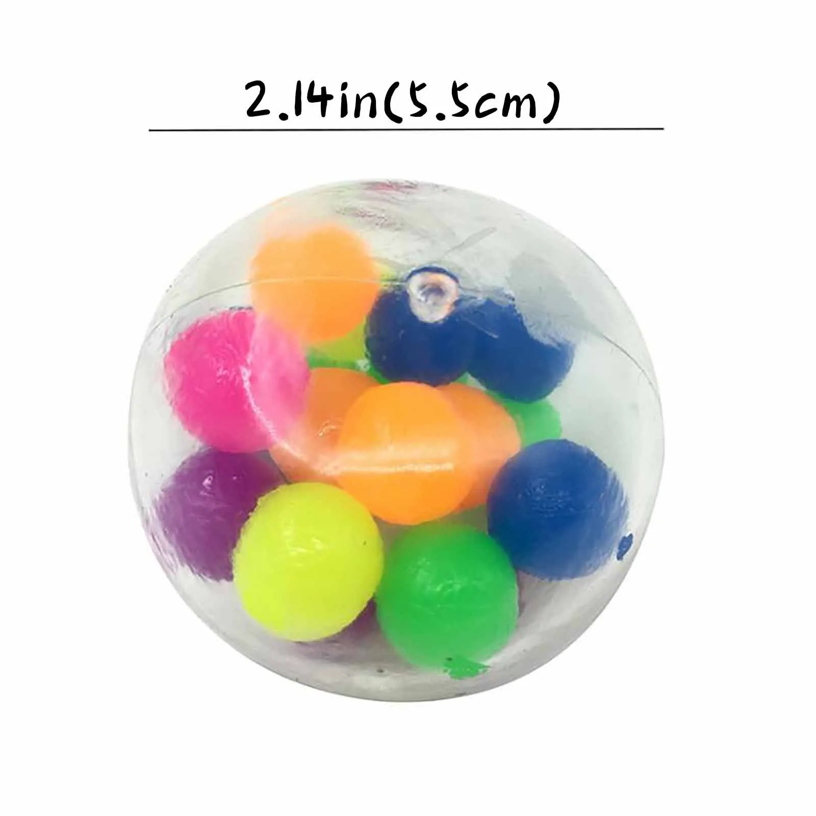 

3pc Color Sensory Toy Office Stress Ball Pressure Ball Stress Reliever Toy2ml Antystresowe Zabawki It Rainbow