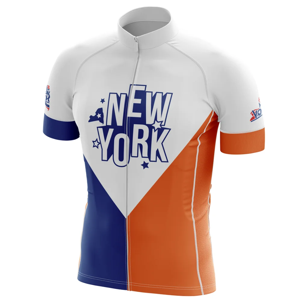 

HIRBGOD 2020 New Summer Short Sleeve Cycling Jersey New York Men Simplicity Bike Shirt Team Outdoor Sport Bicycle Top,TYZ381-01