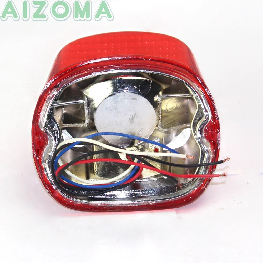 Красный светодиодный стоп-сигнал для мотоцикла с номерным знаком Harley Dyna Softail Touring