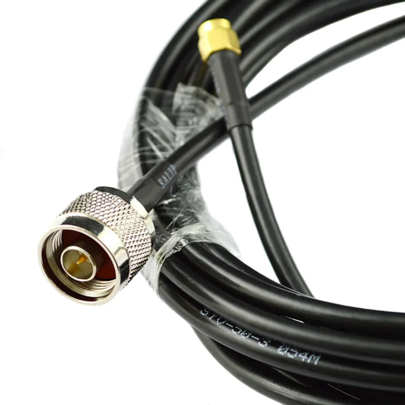 RG58 Straight SMA Male Plug to N Connector Extension Cable 5M OC-shipping | Audio &amp Video Cables