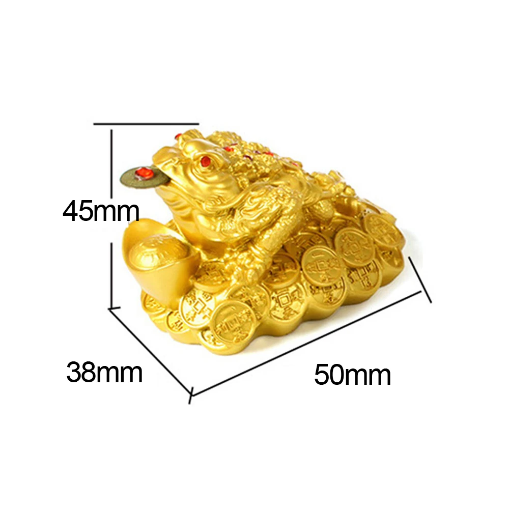 Фэн-шуй жаба деньги удача богатство китайская Золотая монета украшение для дома