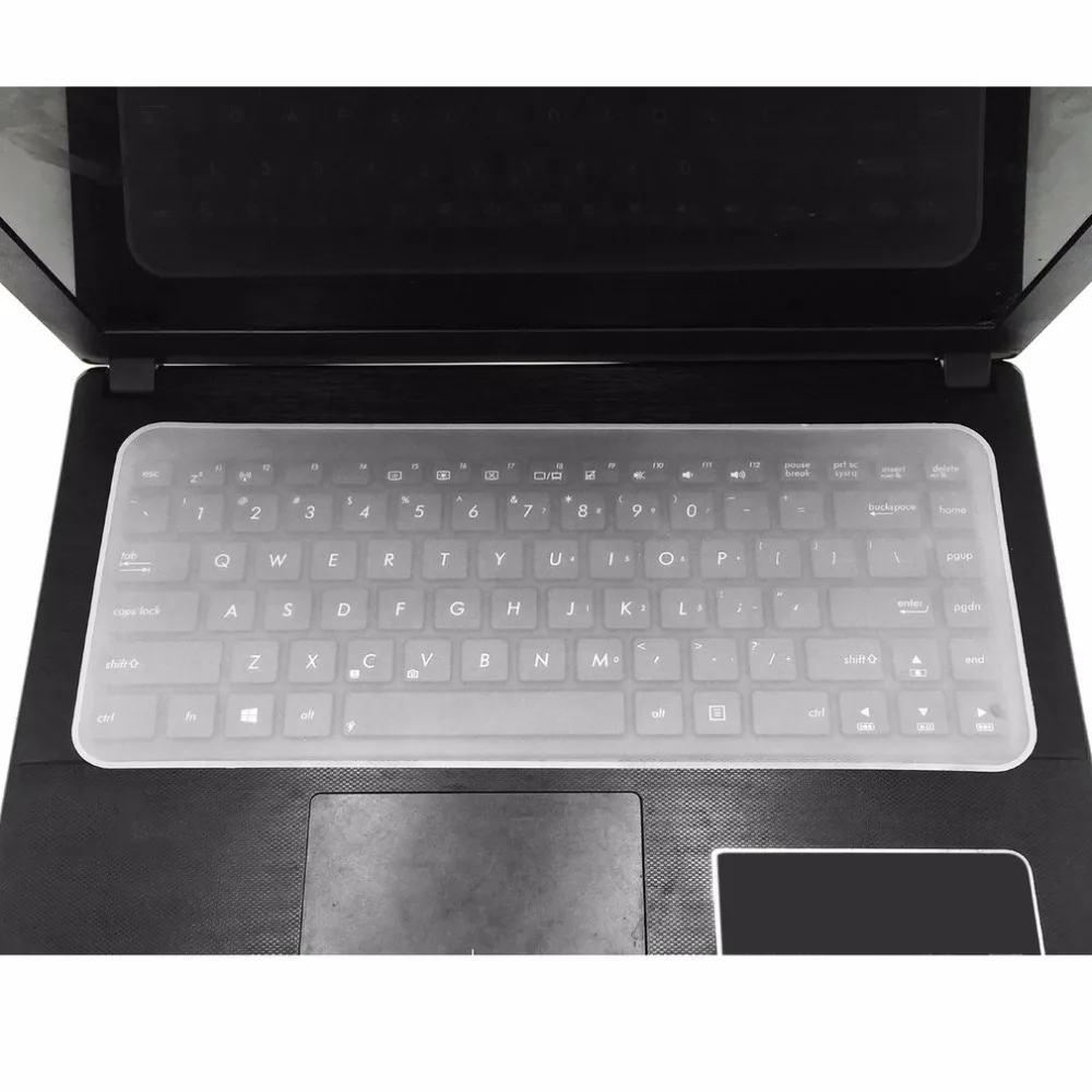 

Keyboard Cover Skin Waterproof Dustproof Silicone Film Universal Tablet Keyboard Protector Guard for 13-17 Inch Notebook