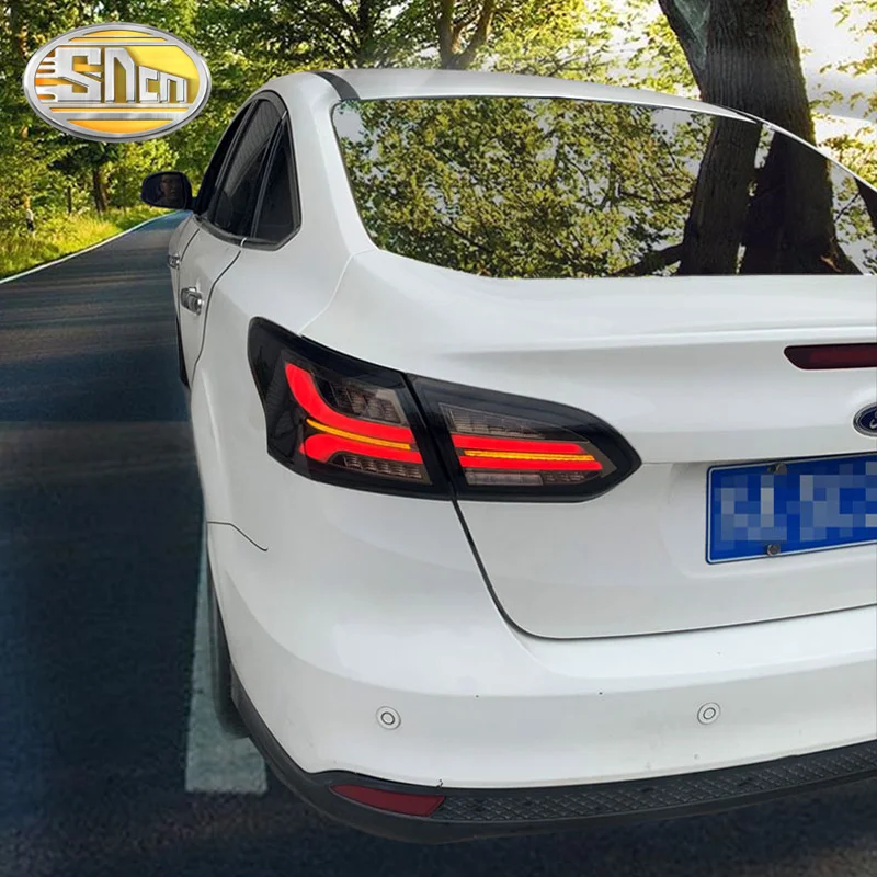 Светодиодный ные задние фонари для Ford Focus 3 MK3 2015-2018 седана светодиодный