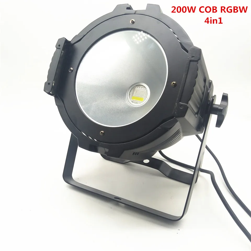 Фото Новый супер яркий 200 Вт COB 4 в 1 LED par свет RGBW DMX Диско DJ сценический свет/может быть Новый супер яркий 200 Вт COB 4 в 1 LED par свет RGBW DMX Диско DJ сценический свет/может быть