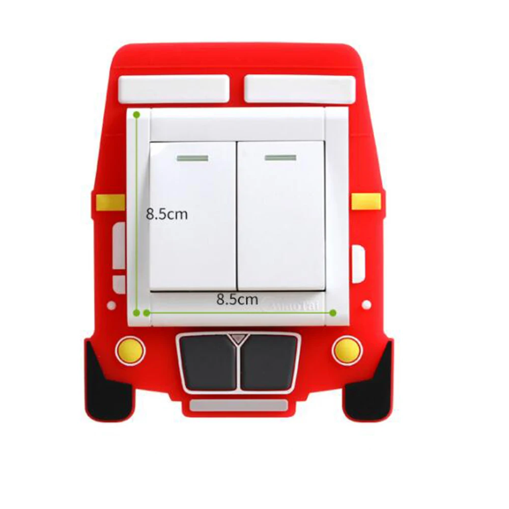 3D защитный чехол для переключателя автомобилей милые животные медведи дизайн