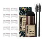 Набор для бровей One Step Brow Stamp Kit, гелевый штамп для бровей, трафареты для бровей, кисти для бровей, водостойкая пудра для бровей, макияж для глаз TSLM2