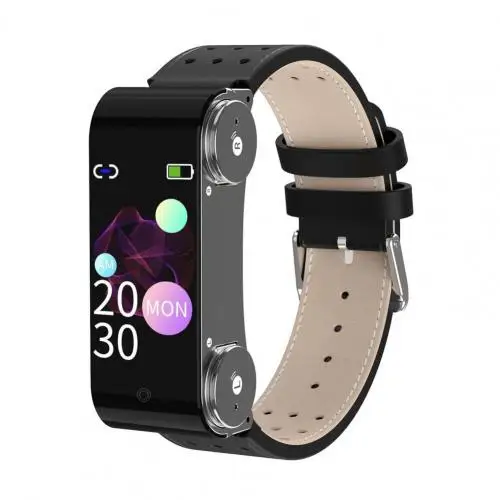 

L890 Smart Watch Bluetooth Dual Headset Smartwatch Heart Rate Blood Pressure Measurement Bracelet Wristband For IOS Android