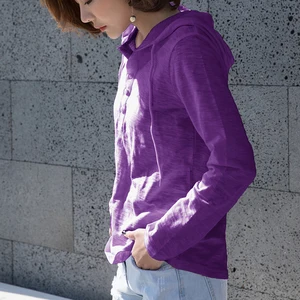 Женская футболка из бамбукового хлопка, Повседневный пуловер с V-образным вырезом и капюшоном, лето 2021, 100%