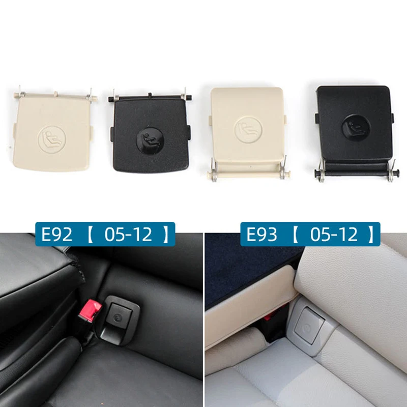

1pc Car Rear Seat Buckle Trim Cover for BMW E92 E93 Isofix Interface Child Seat Cover Child Restraint Safety Hook Car Decor Part