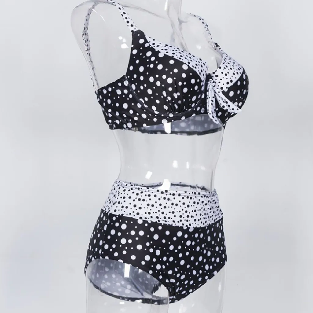 

Sexy Women's Solid Color Bikini Set Two Piece Swimsuit Sexy Backless Tight Bathing Suit Women Plus Size Swimwear Swim Beach Wear