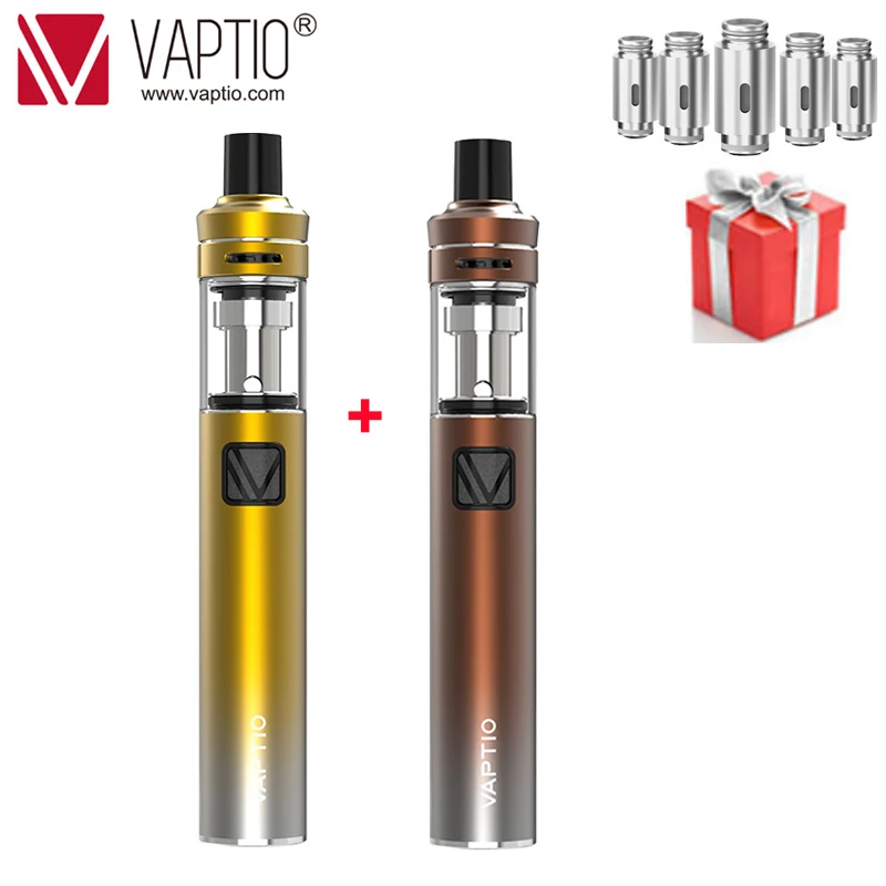 Two PALO KIT Электронная сигарета испаритель ручка 2100 мАч Vaptio P1/PALO комплект с 50 Вт встроенный аккумулятор 2,0 мл распылитель подходит 510 резервуар с резьбой - Цвет: Two PALO KIT