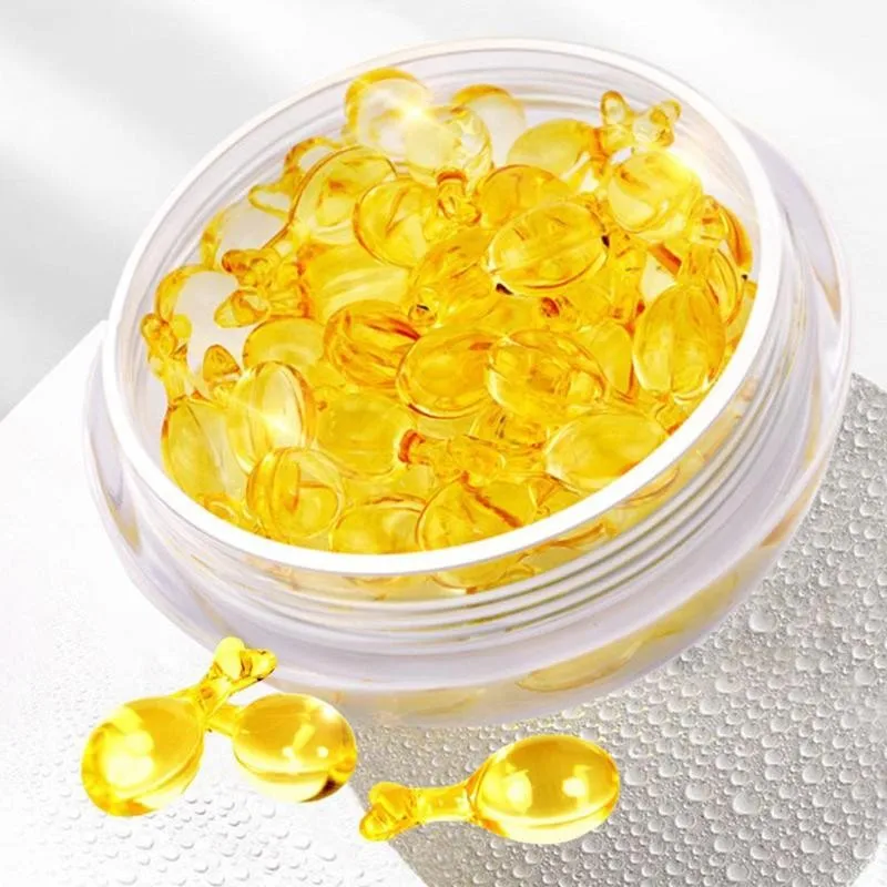 

60 Capsules Vitamin E Capsules Shrink Pores Skin Whitening Essence Freckle Brighten Repair Ance Scar Hydrating Face Serum
