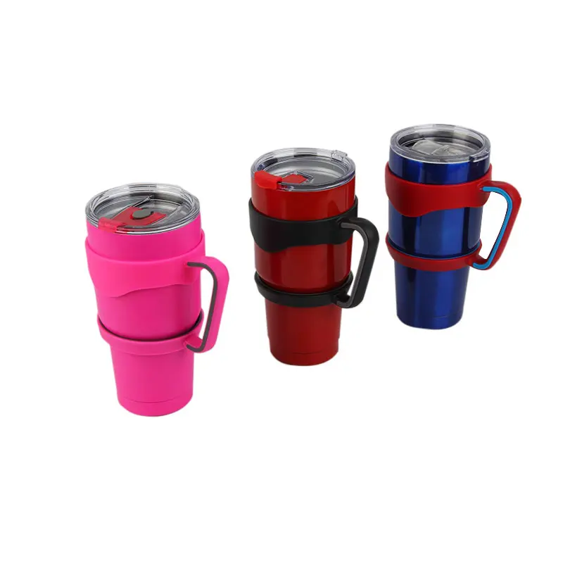 Противоскользящая ручка-держатель для стакана совместима с 30 унциями Yeti Rtic Tumbler