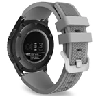 Ремешок силиконовый для Galaxy Watch 46 мм, спортивный браслет высокого качества для Samsung Gear S3 FrontierClassic Huawei Watch Gt, 22 мм 20 мм