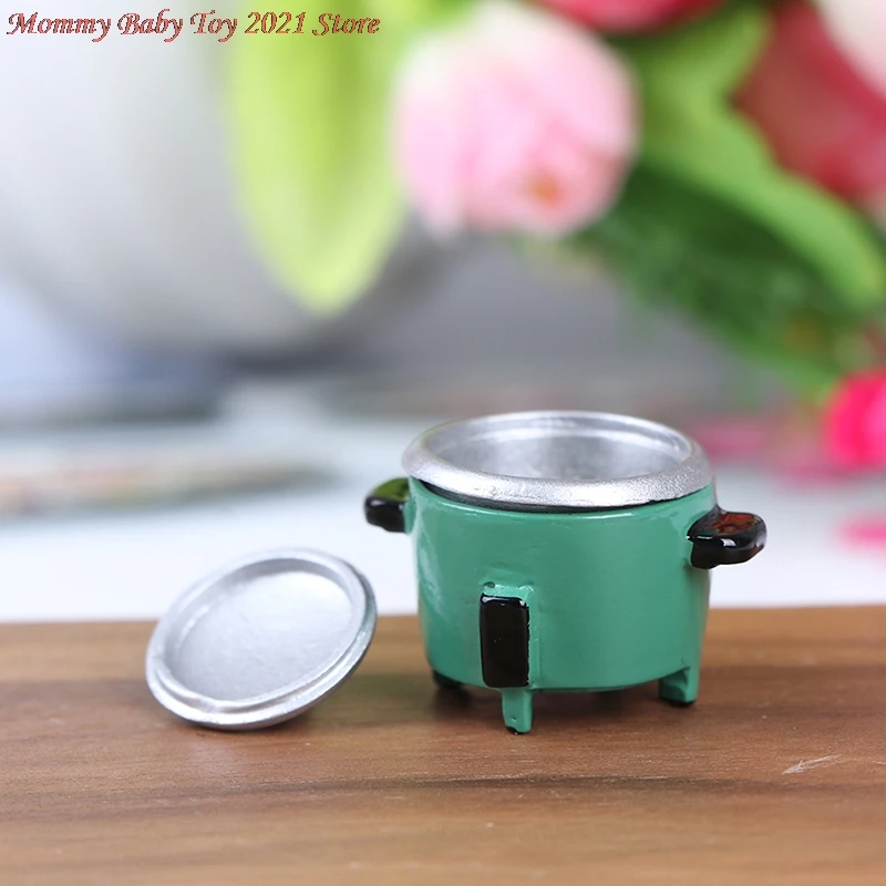 

1pc DIY Cute Miniature Rice Cooker Kitchen Accessories Decoration Craft 1:12 Dollhouse Accessory Kids Toys