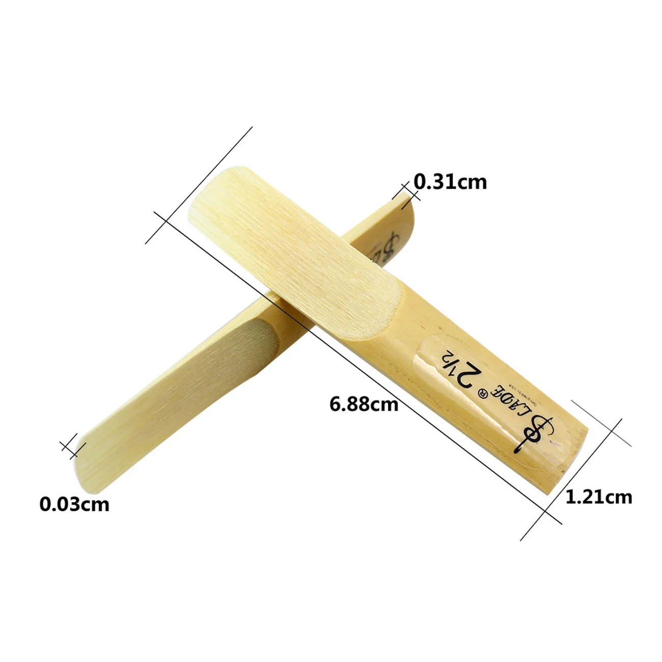 

SLADE 10Pcs/Box Clarinet Strength 2.5 Reeds 1/2 Reed Clarinet Reeds Whistle Woodwind Instrument Part Accessories