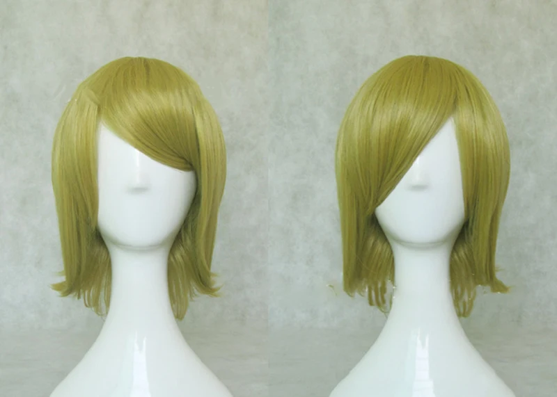 HAIRJOY синтетические волосы короткие светлые Вокалоид кагамине рин косплей парик высокая температура волокно 3 цвета