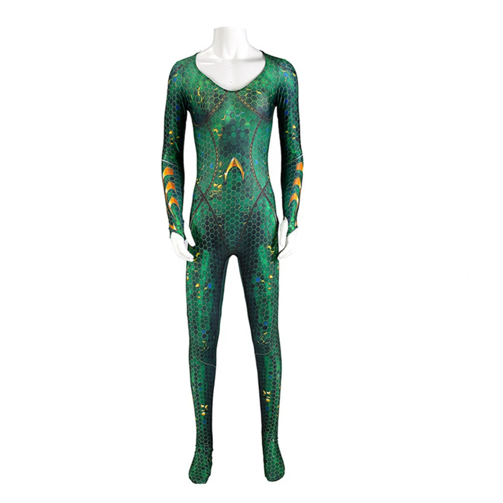 

Movie & TV Aquaman Halloween Costume for Women Mera Cosplay Jumpsuits Zentai Cosplay Bodysuit Spandex Anime Women