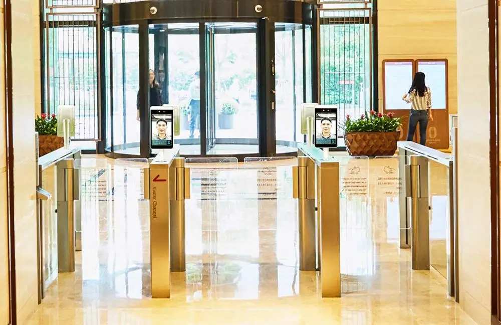 

7 Inch High Definition Display Face Recognition Camera Door Lock Time Attendance Clock 100-240V 2MP camera