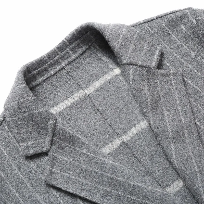 Горячая Распродажа 2020 пальто мужской строгий деловой Зимняя двухсторонняя