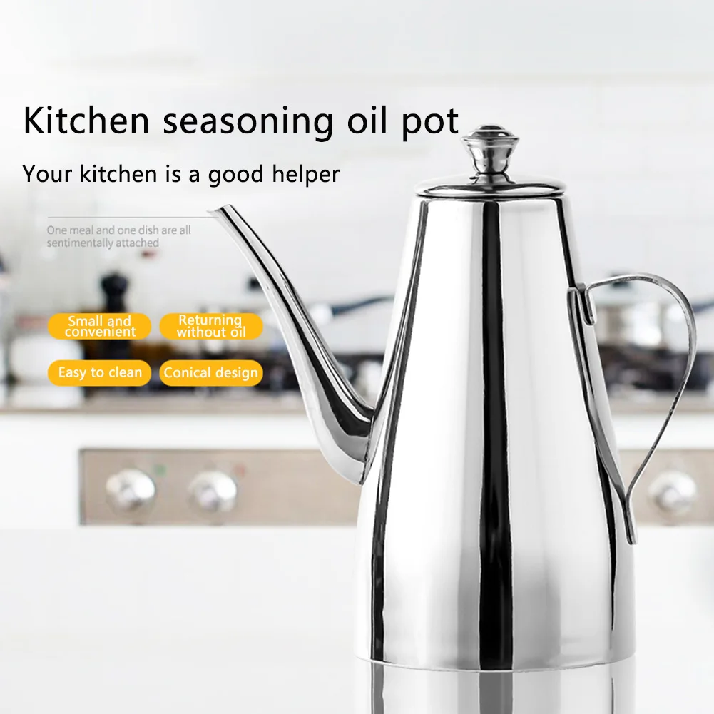 Дозатор для масла кухонный контейнер из нержавеющей стали с крышкой без капель