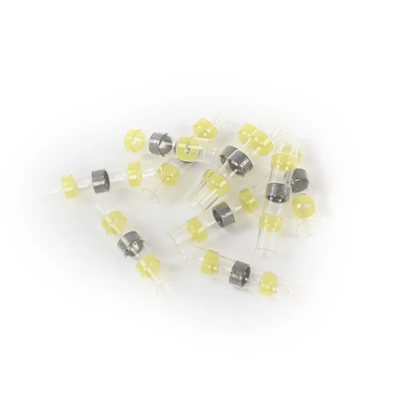 25 шт. желтое паяльное уплотнение термоусадочный соединитель для стыковой