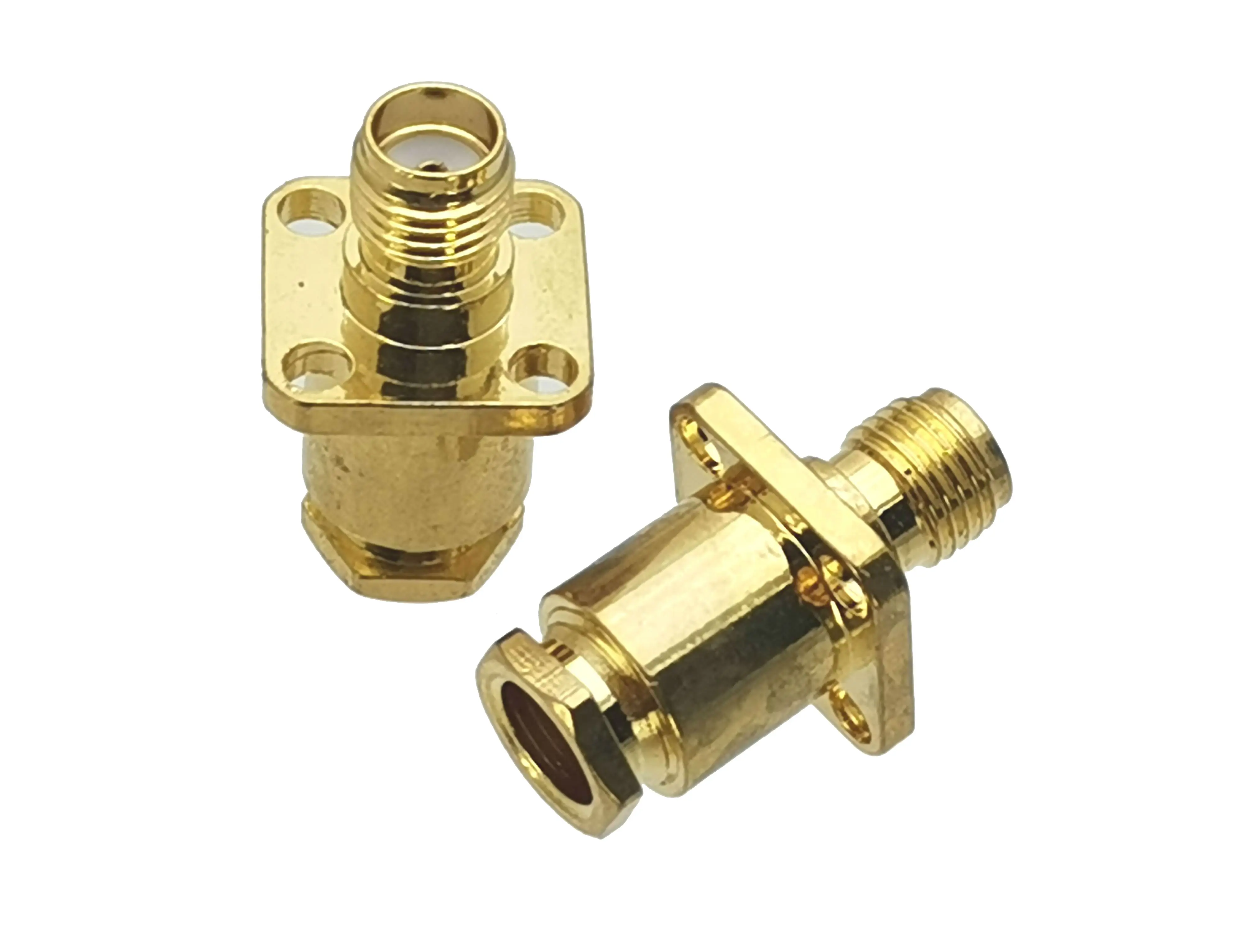 1 шт. разъем SMA Female jack 4 отверстия фланцевый зажим RG58 RG142 LMR195 RG400 кабель RF адаптер